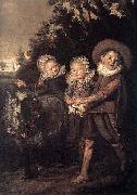 Frans Hals Group of Children WGA Spain oil painting reproduction